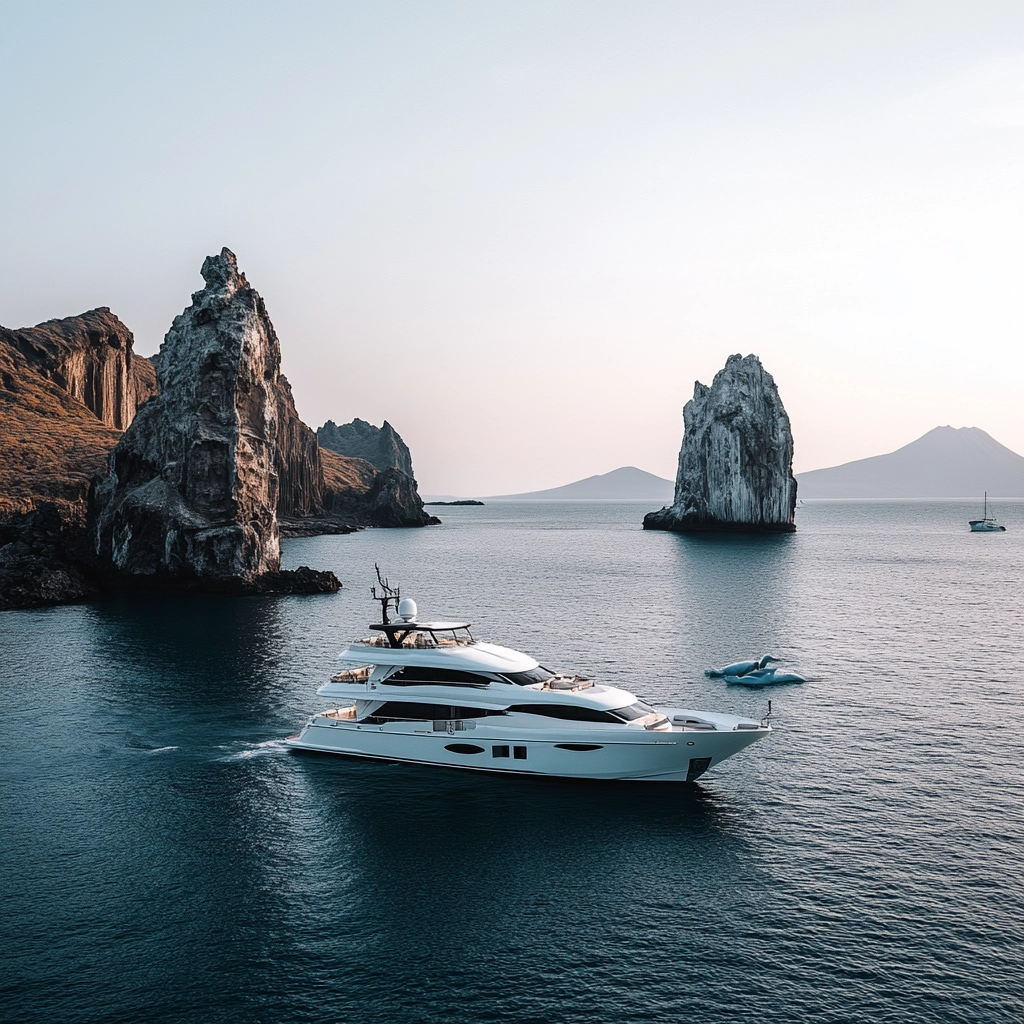 Best Private Yacht Agent private yacht cruising through the Galapagos