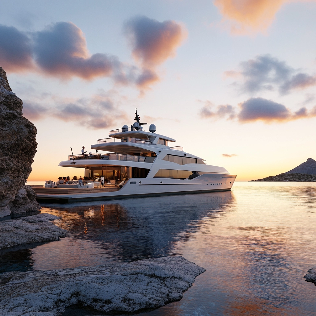 Best Private Yacht Agent superyacht anchored near the Galapagos Islands