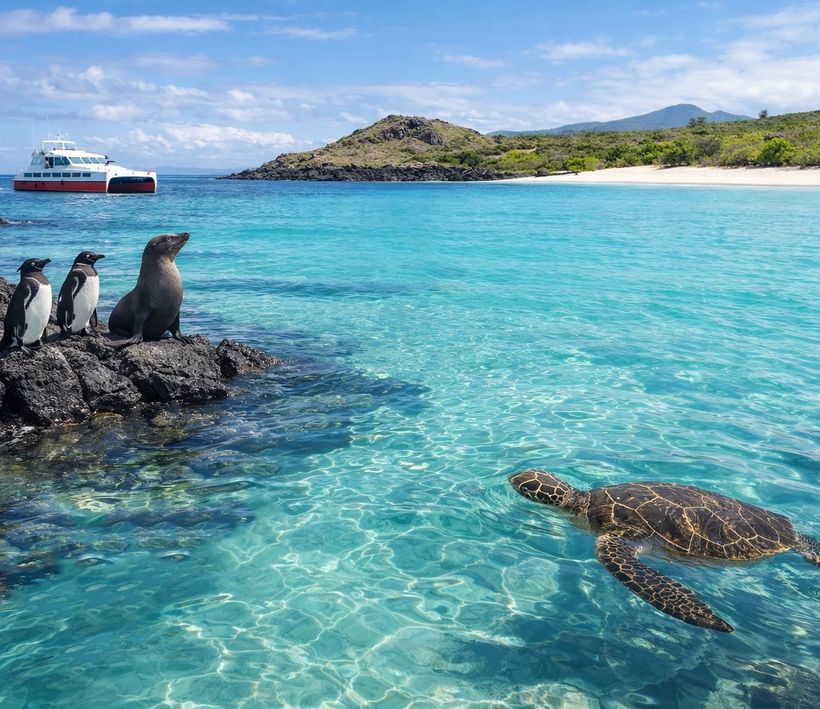 Penguin Bay Galapagos