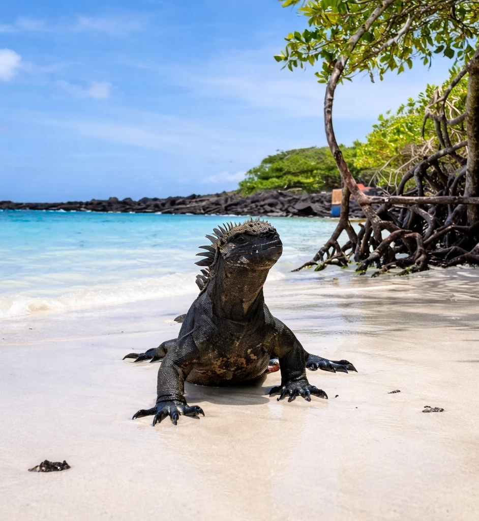 marine iguana colonies